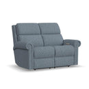  Flexsteel Bernard S2872-60L Power Reclining Loveseat with Power Headrest & Lumbar IMAGE 1