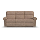  Flexsteel Bernard S2871-63L Power Reclining Sofa with Console, Power Headrest & Lumbar IMAGE 3