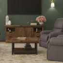  Flexsteel Carpenter 6722-032 Square Coffee Table IMAGE 1
