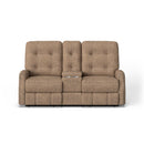  Flexsteel Devon S2881-601M Power Reclining Loveseat with Console IMAGE 1