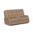  Flexsteel Devon S2881-601M Power Reclining Loveseat with Console IMAGE 2