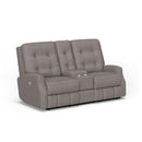  Flexsteel Devon S2882-601H Power Reclining Loveseat with Console & Power Headrest IMAGE 1