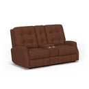  Flexsteel Devon S2882-601M Power Reclining Loveseat with Console IMAGE 1
