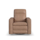  Flexsteel Dutch 1519-53P5-56282 Power Swivel Glider with Power Headrest, Lumbar, Heat & Massage IMAGE 3