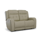  Flexsteel Grant 1480-60PH-00911 Power Reclining Loveseat with Power Headrest IMAGE 1