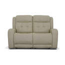  Flexsteel Grant 1480-60PH-00911 Power Reclining Loveseat with Power Headrest IMAGE 2