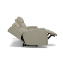  Flexsteel Grant 1480-64PH-00911 Power Reclining Loveseat with Console & Power Headrest IMAGE 5