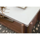  Flexsteel Lincoln W1029-0311 Rectangular Coffee Table with Casters IMAGE 2