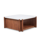  Flexsteel Lincoln W1029-0321 Square Coffee Table with Casters IMAGE 1