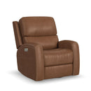  Flexsteel Linden 1043-53P5-94672 Swivel Glider with Power Headrest, Lumbar, Heat & Massage IMAGE 1