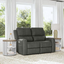  Flexsteel Linden 1043-60PH-94602 Power Reclining Loveseat with Power Headrest & Lumbar IMAGE 2