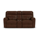  Flexsteel Mason S2804-601 Reclining Loveseat with Console IMAGE 2