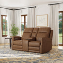  Flexsteel Maxwell 1585-64PH-68572 Power Reclining Loveseat with Console, Power Headrest & Lumbar IMAGE 2