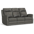  Flexsteel Maxwell 1585-62PH-72702 Power Reclining Sofa with Power Headrest & Lumbar IMAGE 1