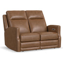  Flexsteel Maxwell 1585-60PH-68572 Power Reclining Loveseat with Power Headrest & Lumbar IMAGE 1