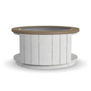  Flexsteel Melody W1072-0341 Round Coffee Table with Casters IMAGE 3