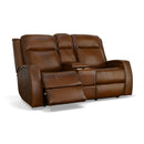  Flexsteel Mustang 1873-64PH-72970 Power Reclining Loveseat with Console & Power Headrest IMAGE 2