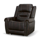  Flexsteel Oscar 1590-50PH-62970 Power Recliner with Power Headrest & Lumbar IMAGE 1