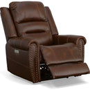  Flexsteel Oscar 1590-50PH-62972 Power Recliner with Power Headrest & Lumbar IMAGE 2