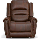 Flexsteel Oscar 1590-50PH-62972 Power Recliner with Power Headrest & Lumbar IMAGE 3