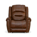  Flexsteel Oscar 1591-50PH-37572 Power Recliner with Power Headrest & Lumbar IMAGE 3