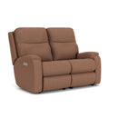  Flexsteel Penn S2860-60L Power Reclining Loveseat with Power Headrest & Lumbar IMAGE 1