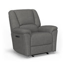  Flexsteel Plush S2432-54P3 Power Gliding Recliner with Power Headrest & Lumbar IMAGE 1