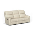  Flexsteel Porter Q2865-63L-36580 Power Reclining Sofa with Console, Power Headrest & Lumbar IMAGE 1
