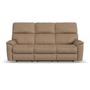  Flexsteel Porter B3865-63L Power Reclining Sofa with Console, Power Headrest & Lumbar IMAGE 2