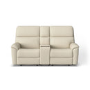  Flexsteel Porter Q2865-601L-36580 Power Reclining Loveseat with Console, Power Headrest & Lumbar IMAGE 2