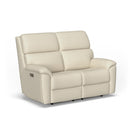  Flexsteel Porter Q2865-60L-36580 Power Reclining Loveseat with Power Headrest & Lumbar IMAGE 1