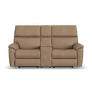  Flexsteel Porter B3865-601L Power Reclining Loveseat with Console, Power Headrest & Lumbar IMAGE 2