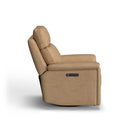  Flexsteel Refined S3421-53P3 Power Swivel Gliding Recliner with Power Headrest & Lumbar IMAGE 3