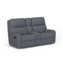  Flexsteel Rio S2904-601 Reclining Loveseat with Console IMAGE 1