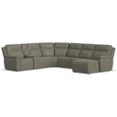  Flexsteel Sawyer 1845-SECTPH-00901 Power Reclining Sectional with Power Headrests & Lumbar IMAGE 1