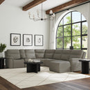  Flexsteel Sawyer 1845-SECTPH-00901 Power Reclining Sectional with Power Headrests & Lumbar IMAGE 2
