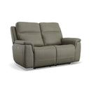  Flexsteel Sawyer 1845-60PH-00901 Power Reclining Loveseat with Power Headrest & Lumbar IMAGE 1