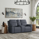  Flexsteel Sawyer 1845-64PH-00942 Power Reclining Loveseat with Console, Power Headrest & Lumbar IMAGE 2