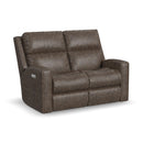  Flexsteel Score B3805-60L Power Reclining Loveseat with Power Headrest & Lumbar IMAGE 1