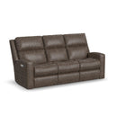  Flexsteel Score B3805-62L Power Reclining Sofa with Power Headrest & Lumbar IMAGE 1