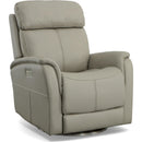  Flexsteel View 1524-52PH-05001 Swivel Power Recliner with Power Headrest & Lumbar IMAGE 1