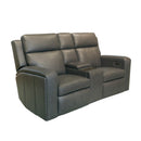  Flexsteel Wyatt 1596-64PH-70502 Power Reclining Loveseat with Console, Power Headrest & Lumbar IMAGE 1