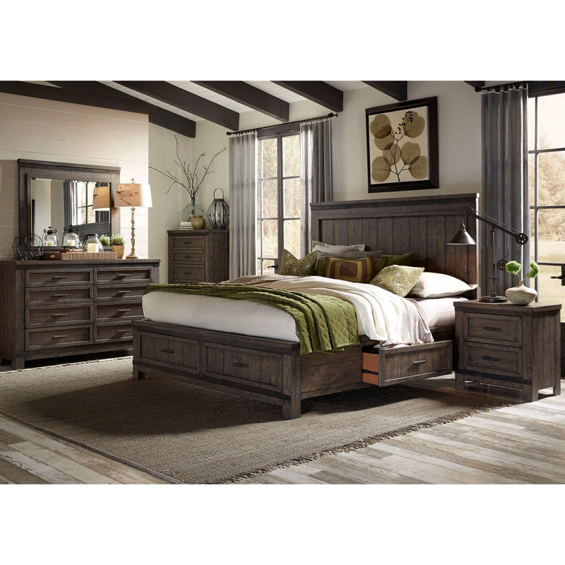 Liberty Furniture Industries Inc. Thornwood Hills 759-BR-Q2SDM 5 pc Queen Two Storage Bedroom Set IMAGE 1