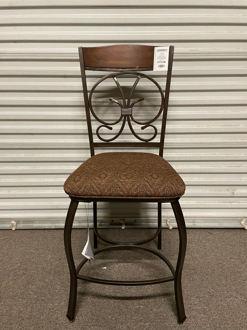 Glambrey Upholstered Barstool by Ashley CLEARANCE
