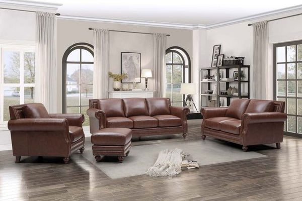 Leather Italia USA Bayliss Leather Ottoman 1669-4855-001721