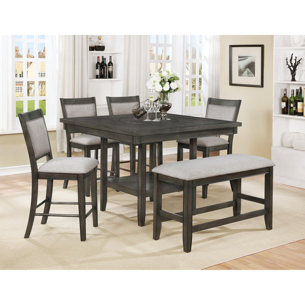 Crown Mark Fulton 2727GY 5 pc Counter Height Dining Set IMAGE 1