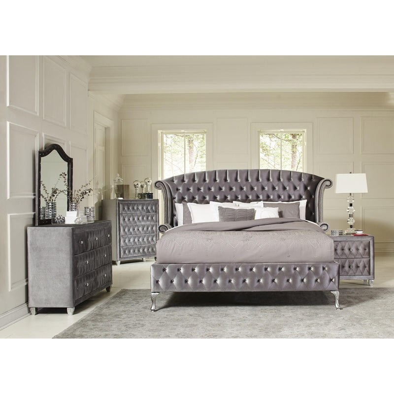 Coaster Furniture Deanna 205101Q 7 pc Queen Upholstered Bedroom Set IMAGE 1