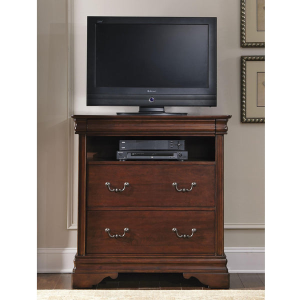Liberty Furniture Industries Inc. Carriage Court 3-Drawer Media Chest 709-BR45 IMAGE 1