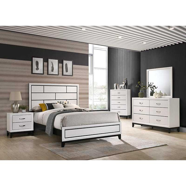 Crown Mark Akerson B4610 7 pc Full Panel Bedroom Set IMAGE 1