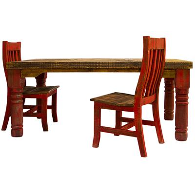 LMT Imports Dining Table VSERU-PR-MES30 RED IMAGE 2